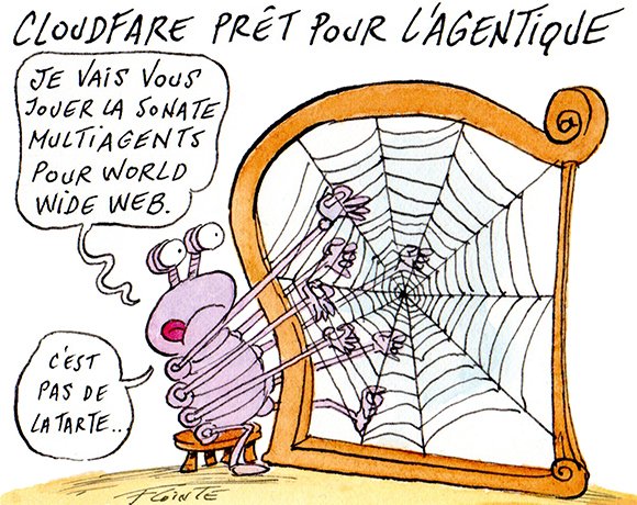 Dessin: Développement agentique : Cloudflare muscle sa panoplie d’outils